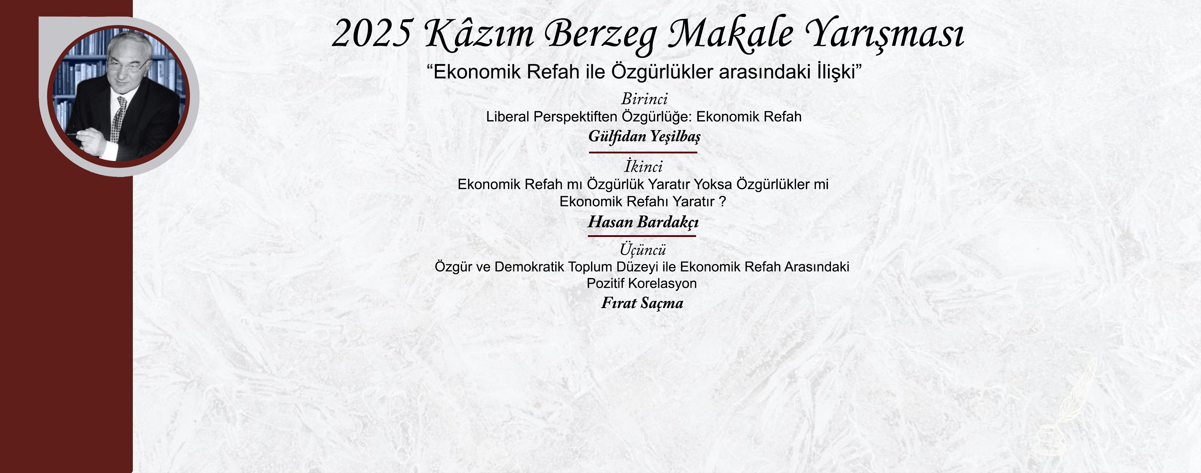 2025 Kâzım Berzeg Makale Yarışması